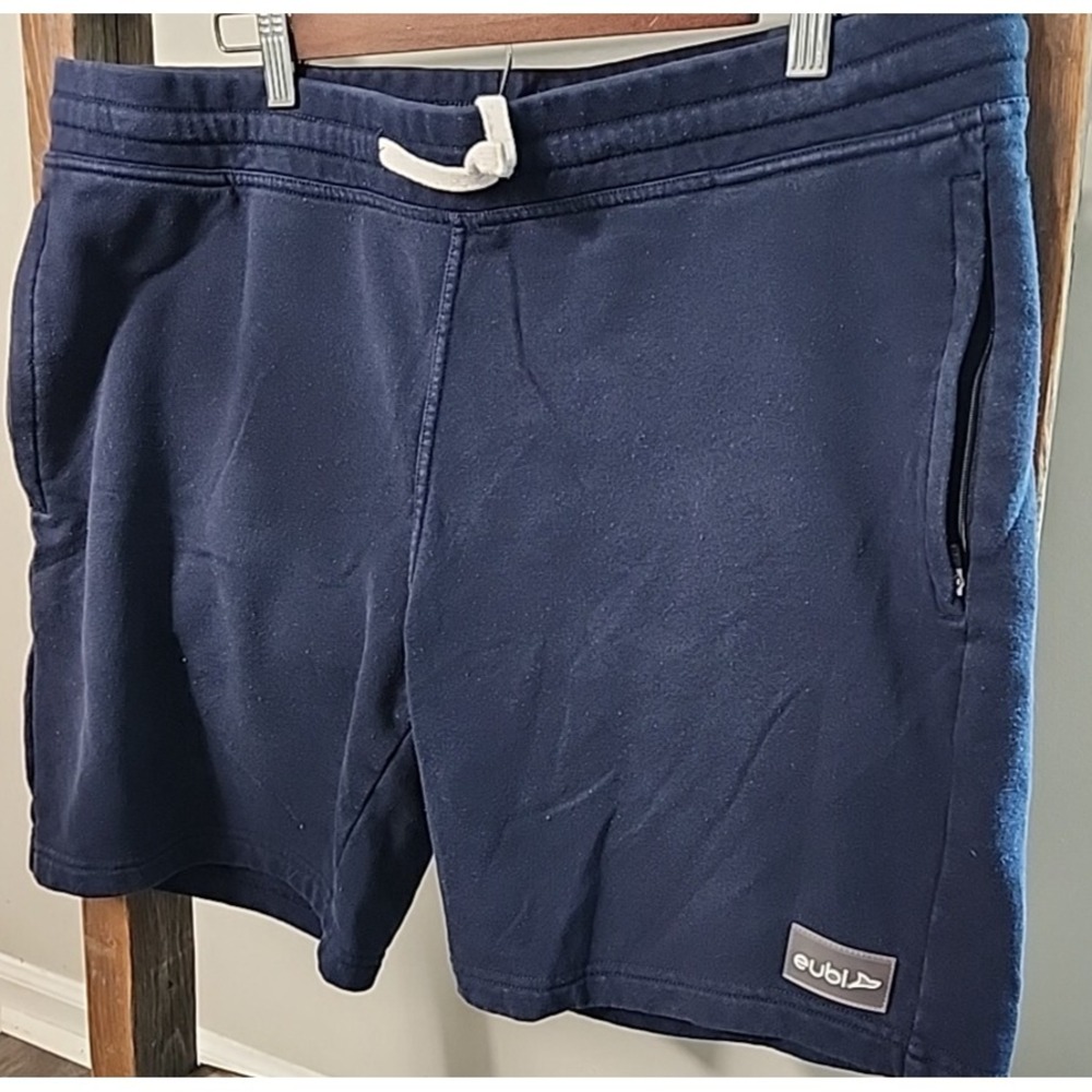 EUBI  8"inseam Signature Lounge Shorts cotton Navy Blue size 2XL